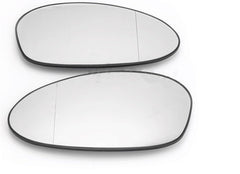 Side Mirror Glass Set Left 51167157247 Right 51167157246 Compatible With BMW 3 Series E90 (2000-10)