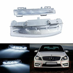 Fog Lamp Fog Light Drl Led Drl Compatible With Mercedes C Class W204 2007-2011 E Classs W212 2009-2013 Slk 2011-2015 Fog Lamp Fog Light Drl Led Drl Left 2049068900