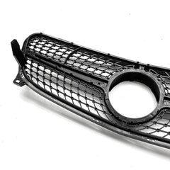 Front Bumper Grill Compatible With Mercedes Gla W156 X156 2014-2016 Front Bumper Panamericana Grill W156 Grill Diamond Silver