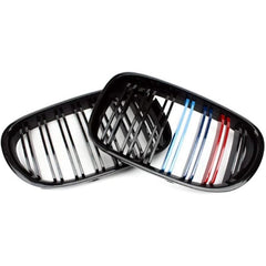 Bumper Grill Compatible With Bmw 7 Series F02 2009-2015 Front Bumper Grill M Colour