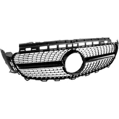 Front Bumper Grill Compatible With Mercedes Benz E Class W213 2016-2021 Front Bumper Grill W213 Grill Diamond Black