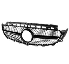 Front Bumper Grill Compatible With Mercedes Benz E Class W213 2016-2021 Front Bumper Grill W213 Grill Diamond Black