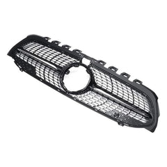Front Bumper Grill Compatible With Mercedes Benz A Class W177 A250 A200 A45 2019-2023 Front Bumper Grill W177 Grill Diamond Black
