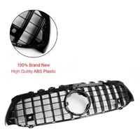 Front Bumper Grill Compatible With Mercedes Benz A Class W177 A250 A200 A45 2019-2023 Front Bumper Grill W177 Grill Gtr Black