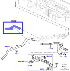 Heater Hose Pipe LR034616 Compatible with Land Rover Range Rover Vogue (L405) Tag No.355