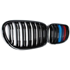 Bumper Grill Compatible With Bmw 7 Series F02 2009-2015 Front Bumper Grill M Colour