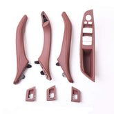 Door Handle Compatible with BMW 5 Series Door Handle 5 Series F10 2010-2017 Full Set Brown
