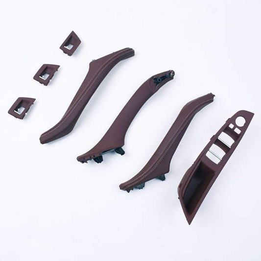 Door Handle Compatible with BMW 5 Series Door Handle 5 Series F10 2010-2017 Full Set Moka