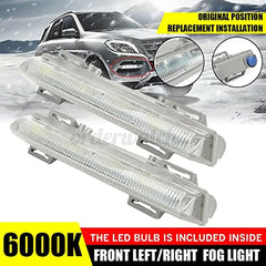 Fog Lamp Fog Light Drl Led Drl Compatible With Mercedes C Class W204 2007-2011 E Classs W212 2009-2013 Slk 2011-2015 Fog Lamp Fog Light Drl Led Drl Left 2049068900