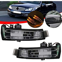 Side Mirror Light Compatible With Mercedes C Class W204 2011-2014 E Class W212 2009-2016 S Class W221 2009-2014 Side Mirror Light 2128109100 Right