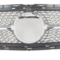 Bumper Grill Compatible With Mercedes Benz E Class W213 Lci 2021-2023 Front Bumper Grill Panamericana Gt Sports W213 Grill Diamond Silver Lci Amg Sports