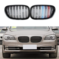 Bumper Grill Compatible With Bmw 7 Series F02 2009-2015 Front Bumper Grill M Colour