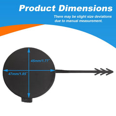 Rear Bumper Tow Towing Cap Cover Hook 8K0807441 Compatible with AUDI A4 B8 (8K2) | A4 / S4 2008-2012 Tag No.18