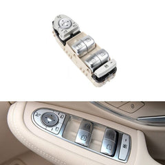Window Switch Main Compatible With Mercedes C Class Window Switch Main C Class W205 2016 Glc W253 2016 E Class W213 2018 Beige