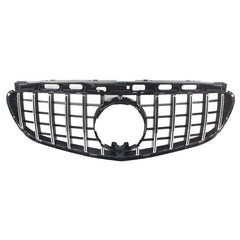 Front Bumper Grill (Without Logo) Compatible With Mercedes Benz E Class W212 2013-2016 Front Bumper Grill W212 Grill Gtr Silver Lci