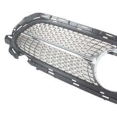 Bumper Grill Compatible With Mercedes Benz E Class W213 Lci 2021-2023 Front Bumper Grill Panamericana Gt Sports W213 Grill Diamond Silver Lci Amg Sports