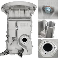 Oil Pan 2700100113 2700107600 A2700107600 A2700100113 Compatible With MERCEDES-BENZ A-CLASS W176 & B-CLASS Sports Tourer W246, W242 & CLA Coupe C117 & GLA-CLASS X156 Tag-OP-17