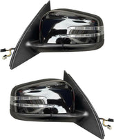 Mirror Assembly Electric Folding/Turn Signal Complete Door wing Mirror Left & Right (20 Pin) Compatible With MERCEDES BENZ M-CLASS W166 Tag-SMA-103