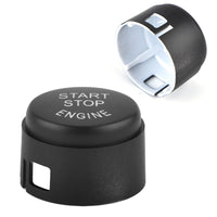 Engine One Button Start Stop Button Switch Cover 61319153832 61319153832-1 9153832-A Compatible with BMW 5 Series (F10) & 7 Series (F01, F02, F03, F04)