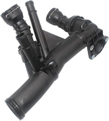 Thermostat Housing 04L121026F 04L121026AE 04L121026AH 04L121026J 04L121026Q 04L121113B 04L121113C 04L121113D Compatible With AUDI A3 Limousine (8VS, 8VM) | A3 / S3 & Q3 (8UB, 8UG) & SKODA KODIAQ I (NS6, NS7, NV7) & OCTAVIA III (5E3, NL3, NR3) Tag No.50