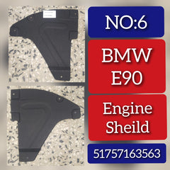 Under-Body Shield 51757163563 Compatible with BMW 3 Series E90 Tag No.6