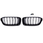 Grill Compatible With Bmw 3 Series Grill F30 M3 Style Kidney Grill Grille Bumper Grill 2012-2018 Glossy Black