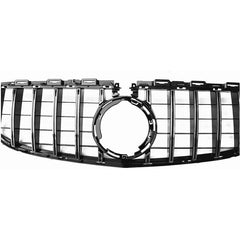 Front Bumper Grill Compatible With Mercedes Benz C Class W205 2019-2022 Front Bumper Grill W205 Grill Gtr Silver Lci