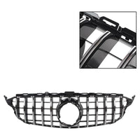 Front Bumper Grill Compatible With Mercedes Benz C Class W205 2019-2022 Front Bumper Grill W205 Grill Gtr Silver Lci