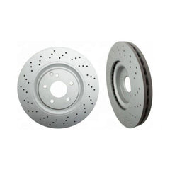 Rear Brake Disc Set 2224200472 Compatible With Mercedes Benz W222