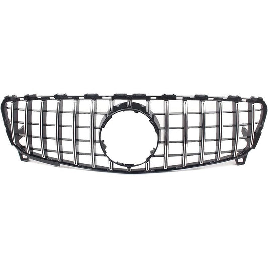 Front Bumper Grill Compatible With Mercedes Benz A Class W176 A180 A200 A250 A45 Amg Gtr 2016-2019 Front Bumper Grill W176 Grill Gtr Silver 2016