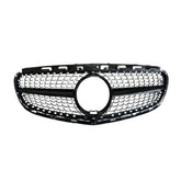 Front Bumper Grill Compatible With Mercedes Benz E Class W212 2013-2016 Front Bumper Grill W212 Grill Diamond Black Lci
