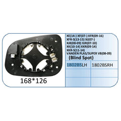 Xe Mirror Glass Compatible With Jaguar Xe Mirror Glass Xe 2014 Xf 2007 Xfr 2009 Xfs 2012 Xkr 2011 Xjl 2007 Bs Right 1802 BS RIGHT