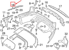 Rear Reflector Cover Right LR093570 & Left LR093571 Compatible With Land Rover Range Rover Velar - L560 (2017-2024) Tag No.23