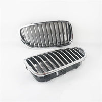 Front Bumper Kidney Grille Full Chrome Set Left 51137336485 & Right 51137336486 Compatible With BMW 5 Series F07 Tag No.116