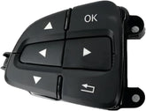 Mercedes-Benz 166/218 Complete Steering Wheel Switch Set (Black-Square) for W166, W156, W246, GLE, and B-Class - Left Hand 0999050600 and Right Hand 0999050700 Options Available Tag-SW-90