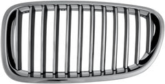 Front Chrome Kidney Grill Set (10 Lines) Right 51137336478 & Left 51137336477 Compatible With BMW 5 Series F10 2010-2016 Tag 14