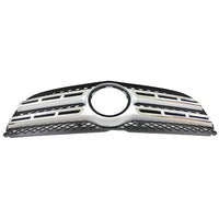 Double Chrome Show Grill 1668800702 A1668800702 A1668880523 Compatible With Mercedes Benz W166 GL350 GLS350 GL400 GLS400 GLS320 GL450 GLS450 (2017-2019)