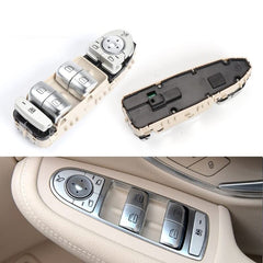 Window Switch Main Compatible With Mercedes C Class Window Switch Main C Class W205 2016 Glc W253 2016 E Class W213 2018 Beige