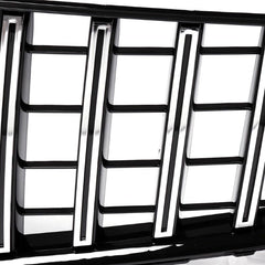 Front Bumper Grill Compatible With Mercedes Benz C Class W204 2007-2014 Front Bumper Grill W204 Grill Gtr Silver