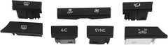Dashborad AC Button 7pcs set 64119287340 Compatible with BMW 1/2/3/4 Series F30 F31 F34 F35 F20 F21 F23 F36 F80 F82 F83 F87