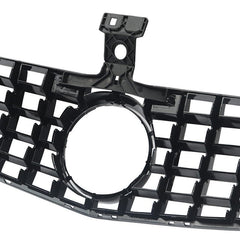 Front Bumper Grill Compatible With Mercedes Benz C Class W204 2007-2014 Front Bumper Grill W204 Grill Gtr Black