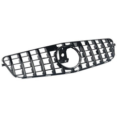 Front Bumper Grill Compatible With Mercedes Benz C Class W204 2007-2014 Front Bumper Grill W204 Grill Gtr Black