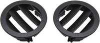 Mercedes Benz 212 Front AC Vent Dashboard Left & Right Set 21283103599051 Black Round