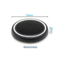 Mini Interior Door Loudspeaker Cover Black&Chrome 51412753333 Compatible With Mini Cooper Clubman R55 08-14 R58 12-15 R56 07-14 R57 09-15 R59 12-14 R56 N 09-13