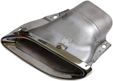Rear Exhaust Pipe With Chrome Left 2134900327 & Right 2134900427 Compatible With MERCEDES-BENZ E-CLASS (W213) (2016-2024)