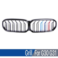 Front Bumper Grill Compatible With Bmw 5 Series G30 G31 G38 2020+ Lci Front Bumper Grill M Colour G30 Grill M Colour Lci