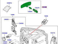 Fender Light Both Side Common LR007954 Compatible With Land Rover Range Rover Vogue - L322 (2009-2012) Tag No.24