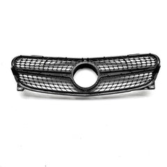 Front Bumper Grill Compatible With Mercedes Gla W156 X156 2014-2016 Front Bumper Panamericana Grill W156 Grill Diamond Silver