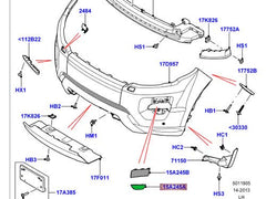 Front Fog Lamp Left LR027867 Right LR027866 Compatible With RANGE ROVER EVOQUE (L538) Tag No.603
