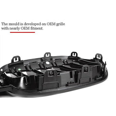 Front Bumper Grill Compatible With Bmw X1 F48 Lci 2019-2023 Front Bumper Grill Glossy Black F48 Grill Glossy Black Lci